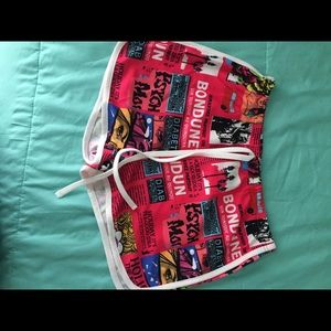 New Pink Pop Art Shorts